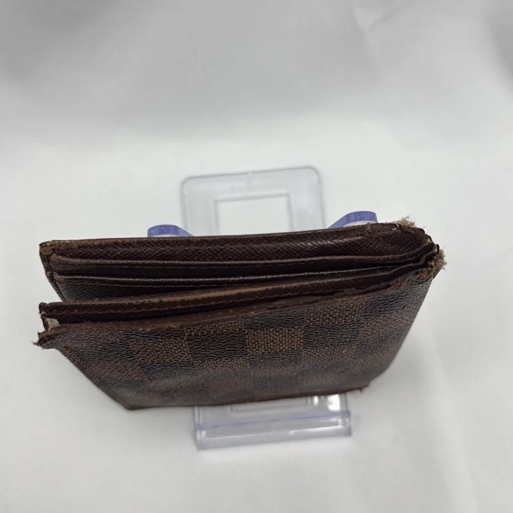 Louis Vuitton Ebene Damier Bi-Fold Marco Wallet Brown | Men’s | Pre-Owned |